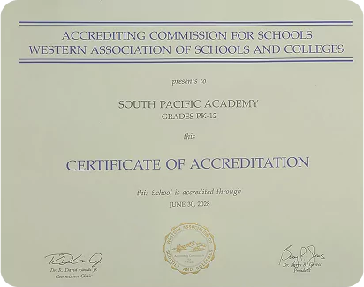 Certificate of Accreditation